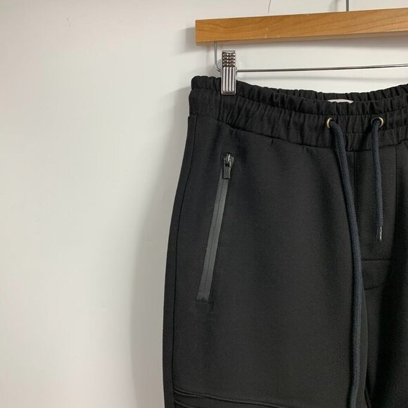 Rarr Women's Moto Style Stretch Elastic Waist Drawstring Tapered Joggers SIze XS - Picture 2 of 13